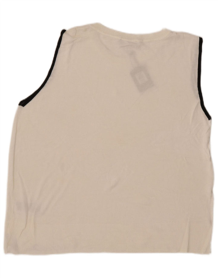 Γυναικείο γιλέκο Oasis Tank Top UK 16 Large White Viscose