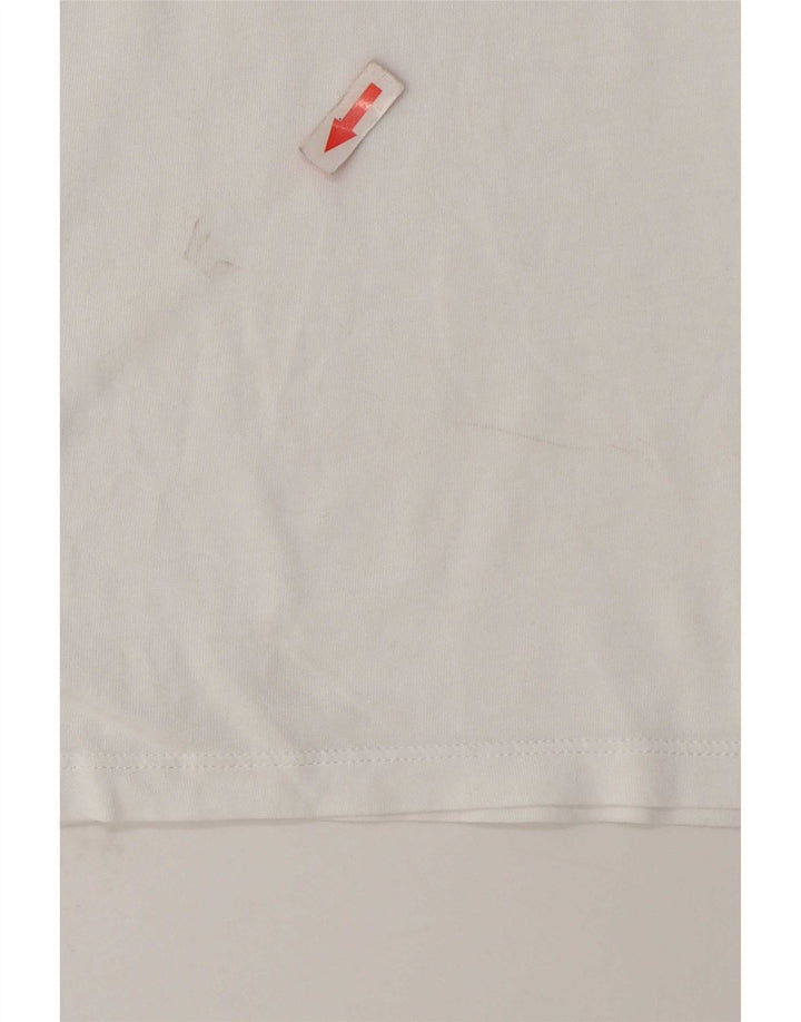 Γυναικείο γραφικό T-Shirt Levi's Top UK 14 Medium White