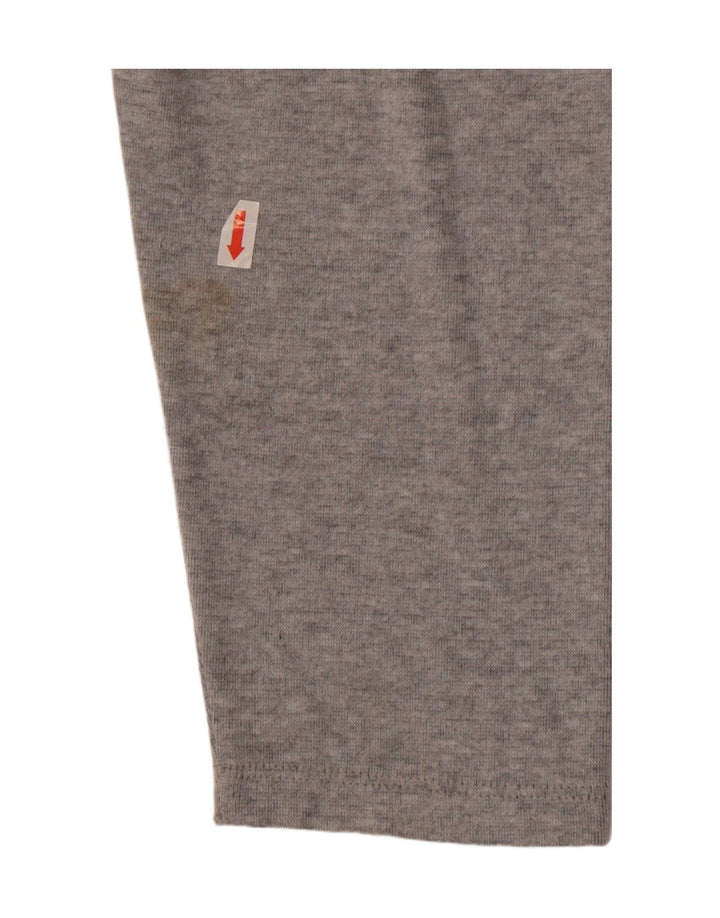 Marks & Spencer Γυναικεία γραφικά υπερμεγέθη Hoodie Jumper UK 16 Large Grey