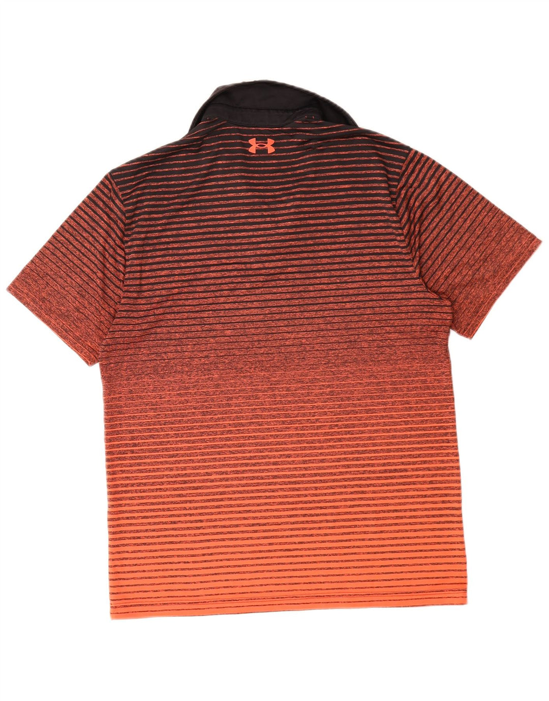 Under Armour Ανδρικό Heat Gear Polo πουκάμισο Μεσαίο πορτοκαλί ριγέ πολυεστέρα