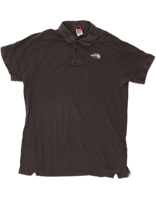 Ανδρικό μπλουζάκι πόλο North Face 2XL Γκρι βαμβακερό