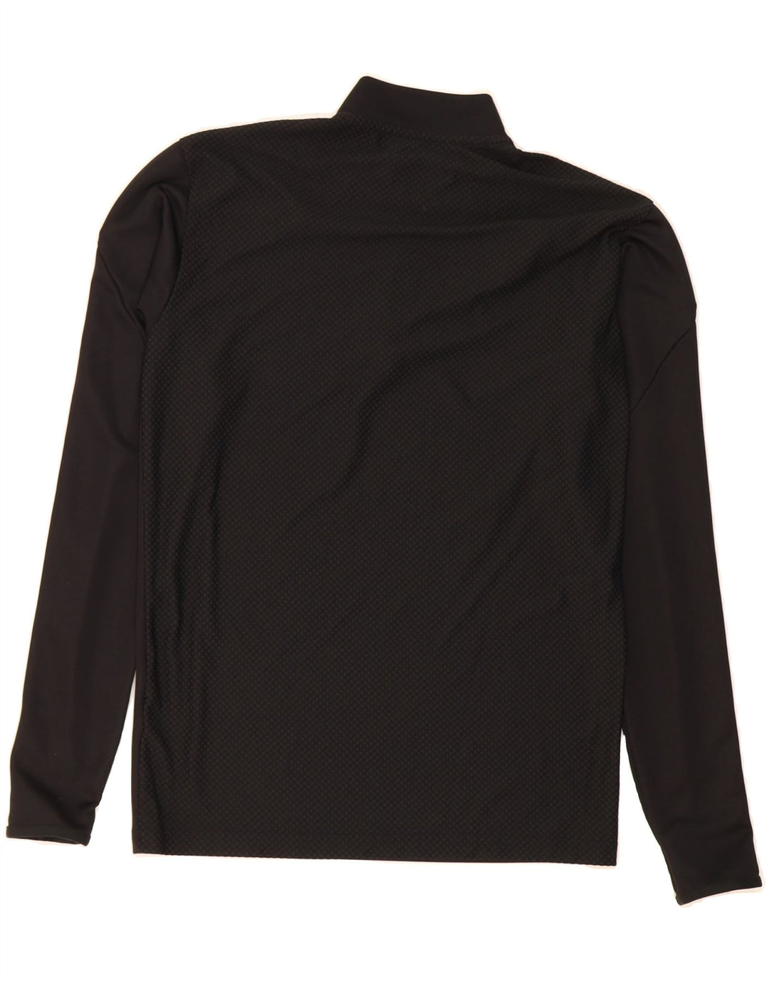 ADIDAS Mens Aeroready Slim Fit Zip Neck Pullover Tracksuit Top Small Black Vintage Adidas and Second-Hand Adidas from Messina Hembry 
