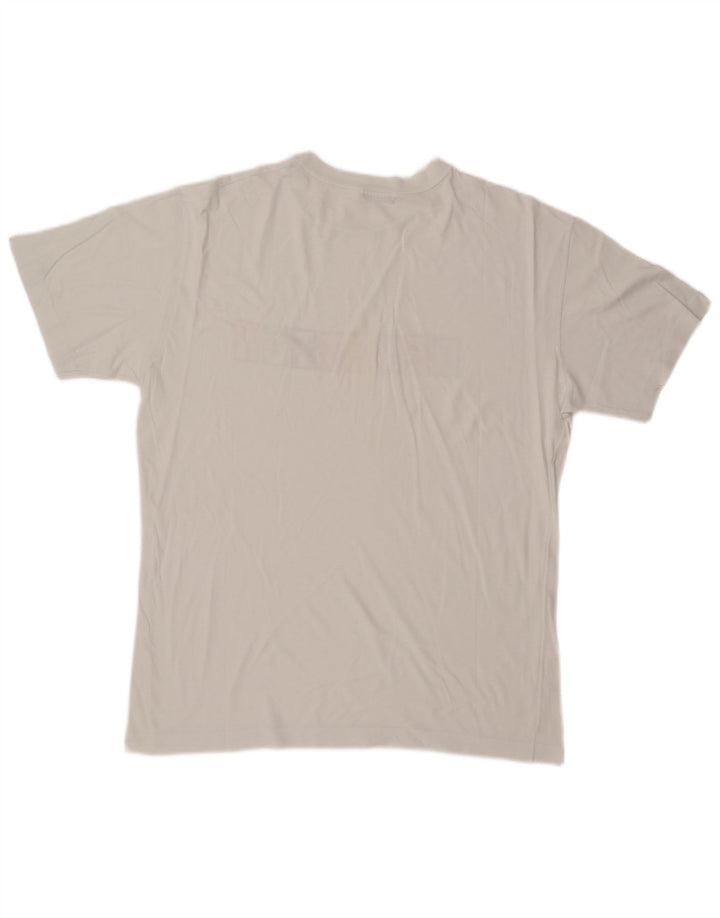Ανδρικό γραφικό μπλουζάκι Benetton Top Medium White