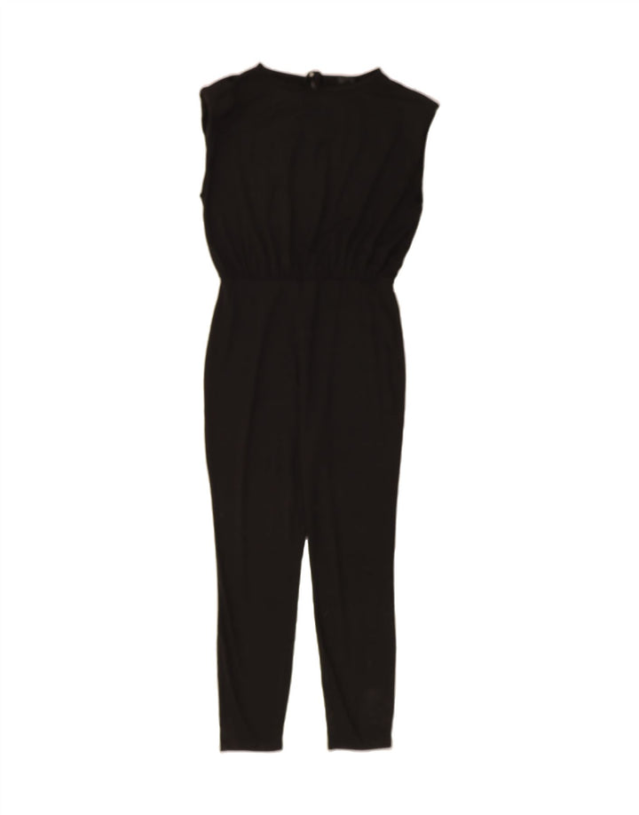 SHEIN Womens Sleeveless Jumpsuit UK 14 Medium  Black Polyester Vintage Shein and Second-Hand Shein from Messina Hembry 