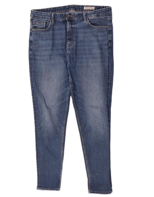 Marks & Spencer Γυναικεία Ivy Regular Fit Skinny Jeans UK 18 XL W36 L27 Blue