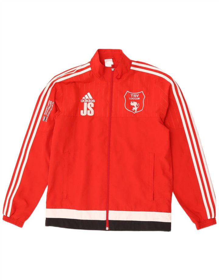 Ανδρική φόρμα Adidas TSV Loccum Top μπουφάν Μικρό κόκκινο πολύχρωμο πολυεστέρα