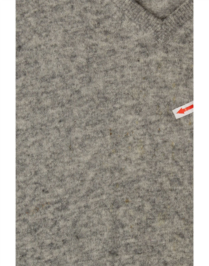 Ανδρικό πουλόβερ Kappa με V λαιμόκοψη XL Grey Lambswool