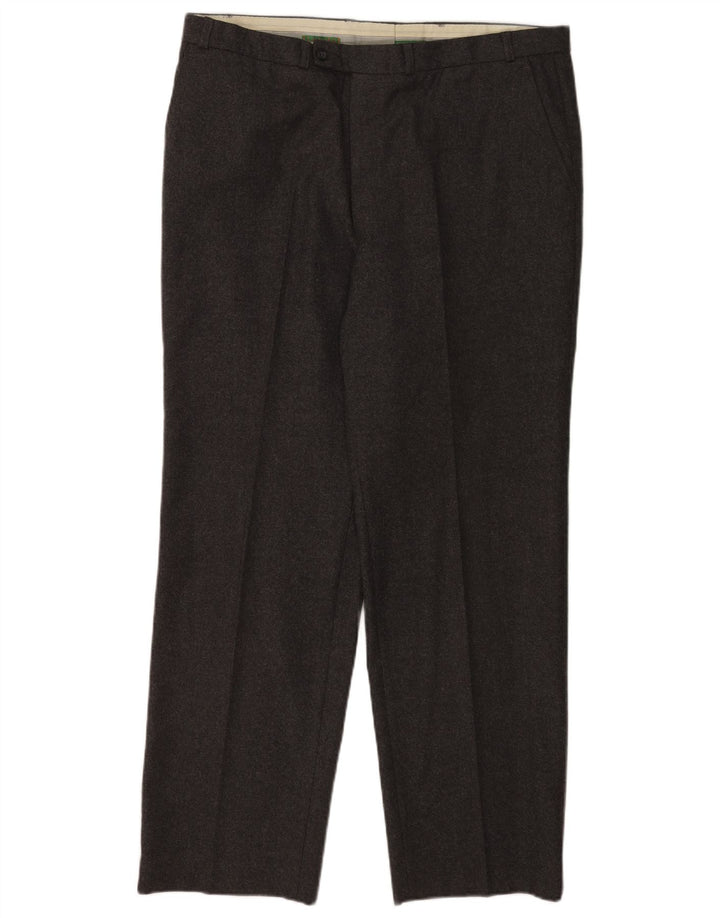 Ανδρικό παντελόνι C&A Canda Regular Casual W40 L31 Γκρι νέο μαλλί