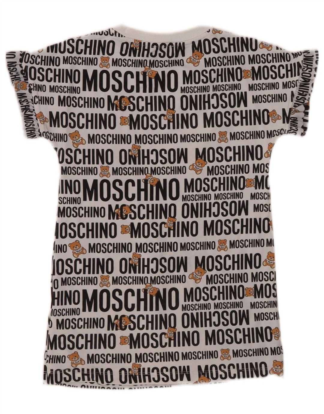 Γραφικό T-Shirt για κορίτσια MOSCHINO Τοπ 7-8 ετών γκρι βαμβακερό