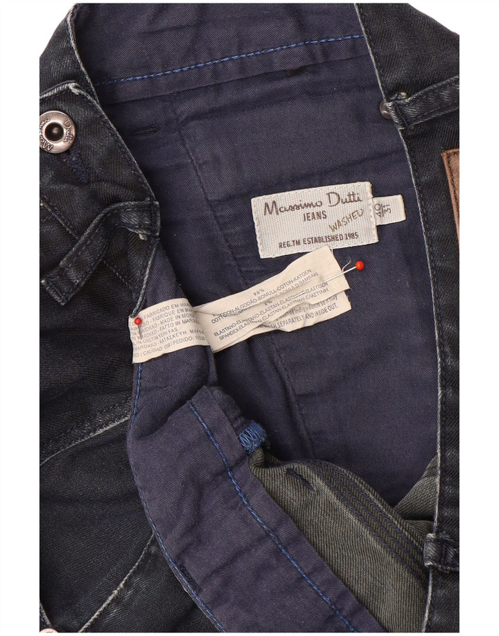 Ανδρικό τζιν Massimo Dutti ίσιο EU 40 Medium W31 L34 Navy Blue Cotton