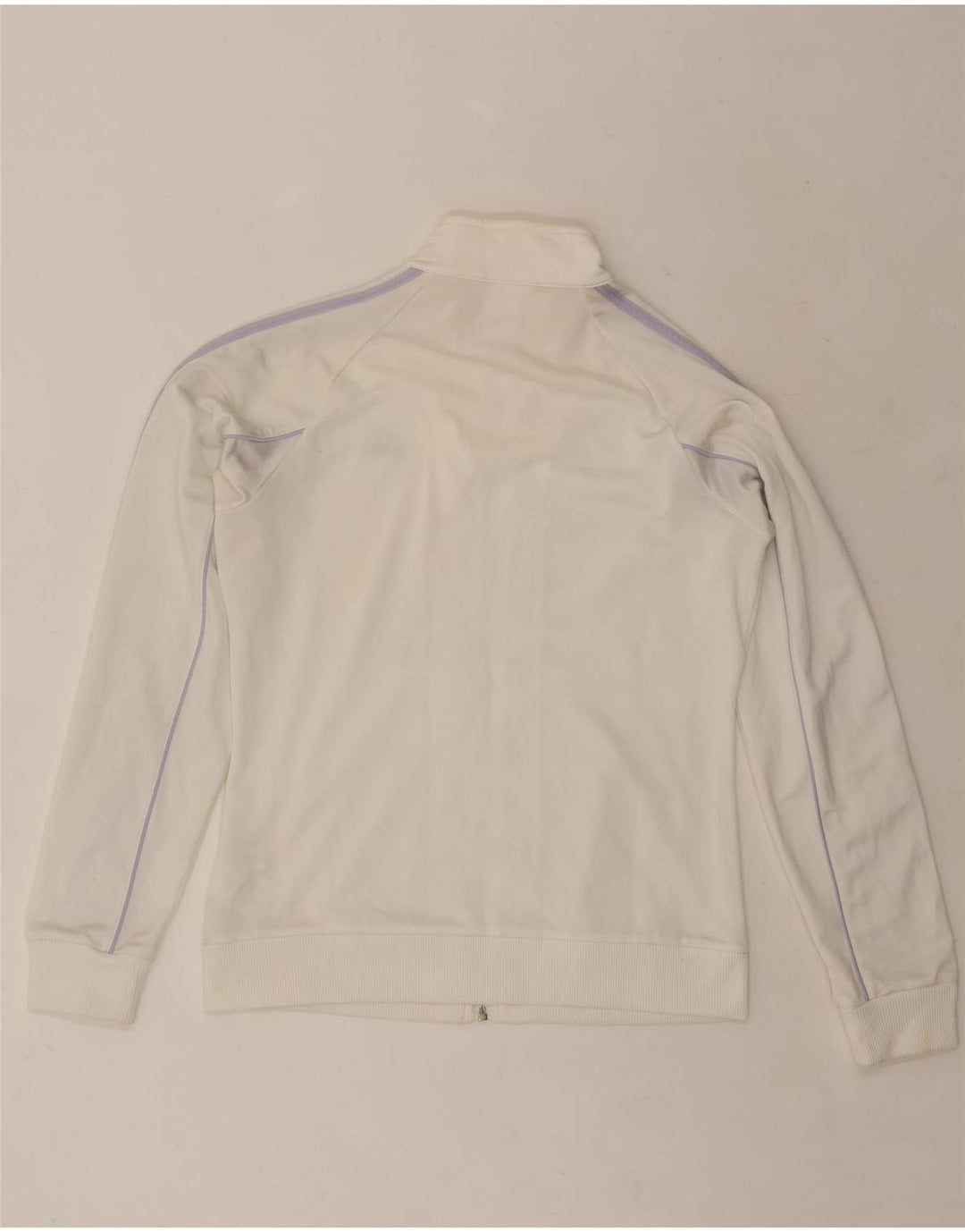 Γυναικεία αθλητική φόρμα ADIDAS Top Jacket UK 16 Large Off White Polyester