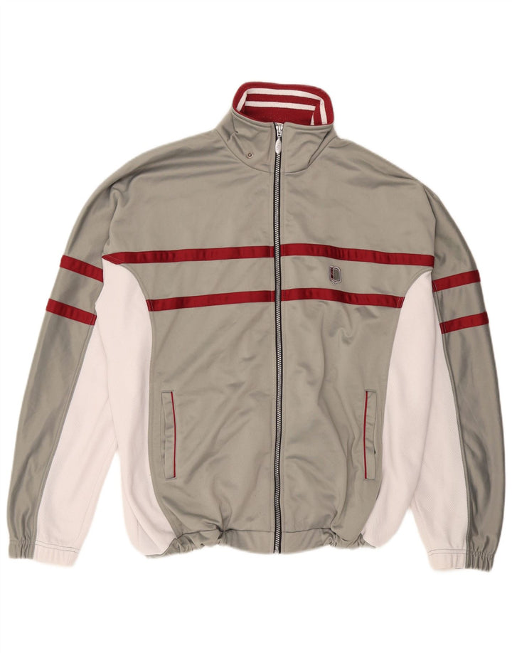 Ανδρική φόρμα ASICS Top Jacket XL Grey Colourblock Polyester