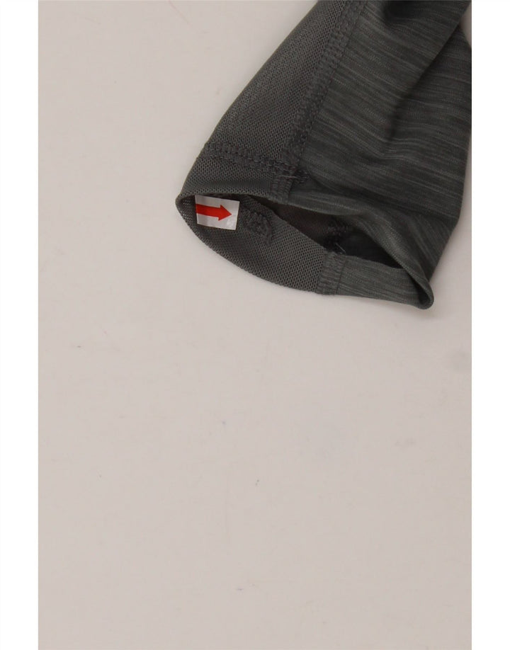 Γυναικείο κολάν NIKE Dri Fit Graphic UK 12 Medium Grey Polyester