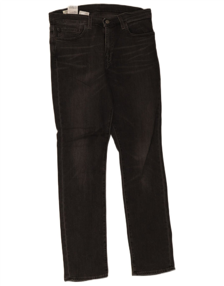 Levi's Mens 511 Slim Jeans W32 L32 Μαύρο βαμβακερό