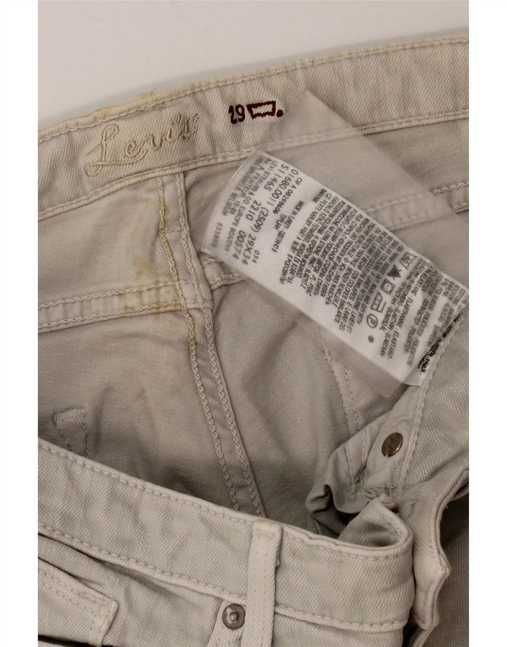 Γυναικείο Skinny Jeans Levi's W29 L34 Γκρι βαμβακερό