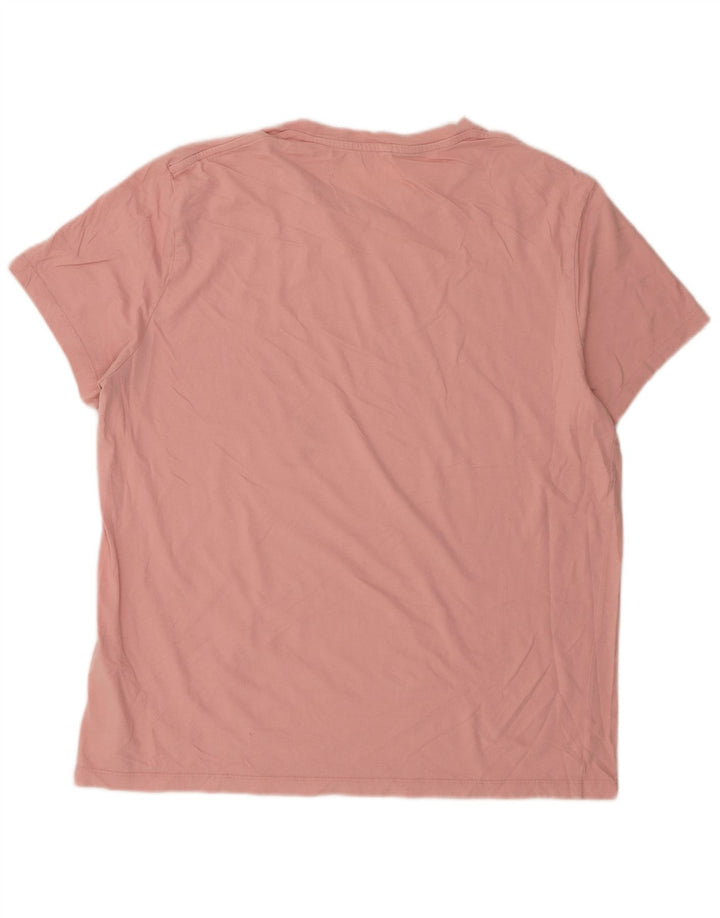 Ανδρικό T-Shirt JACK WILLS Τοπ XL Ροζ Βαμβακερό