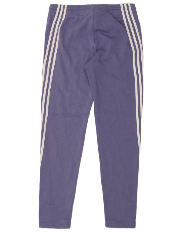 Γυναικεία αθλητική φόρμα Adidas Παντελόνι Joggers UK 4-6 XS Μωβ βαμβακερό