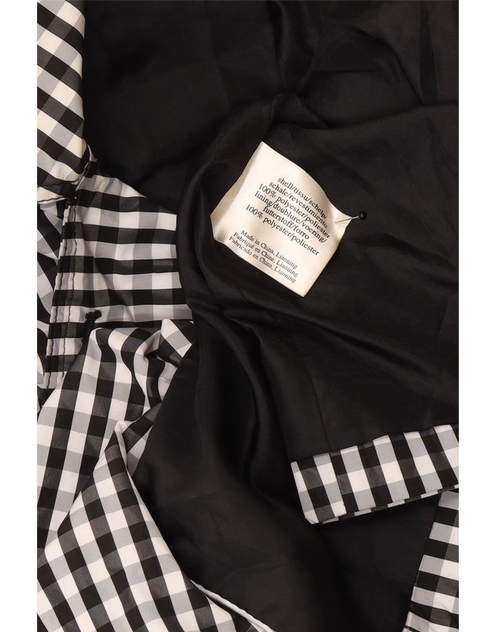 Laura Ashley Γυναικεία καμπαρντίνα UK 10 Small Navy Blue Gingham Polychlorid