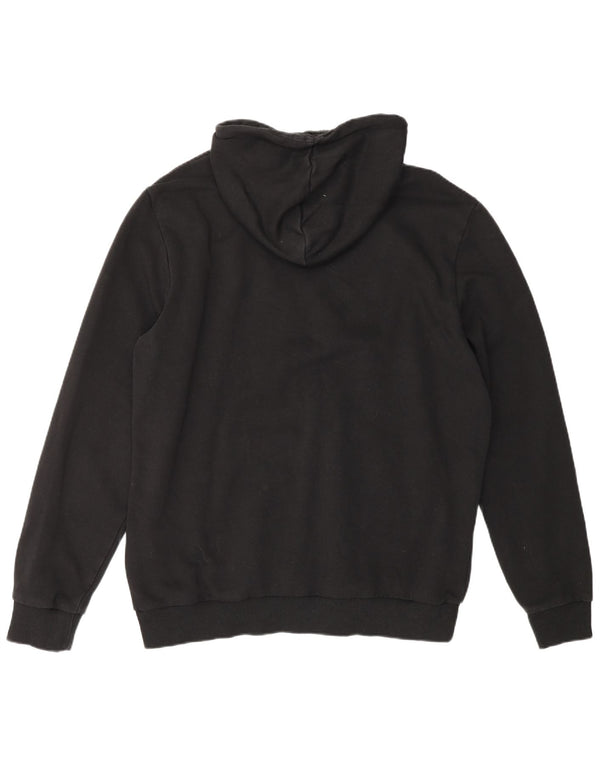 Ανδρικό γραφικό κουκούλα PUMA, μεγάλο μαύρο βαμβακερό