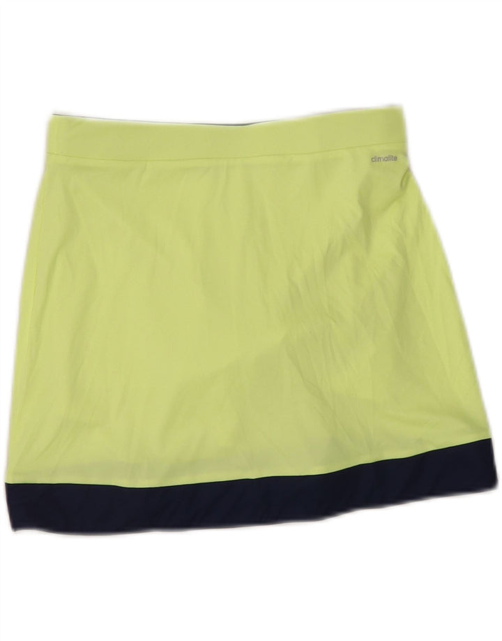 Adidas Girls Climalite Skort 11-12 ετών Yellow Colorblock Polyester