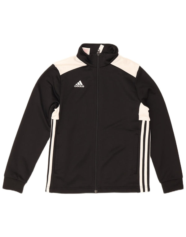 Κορυφαία φόρμα Adidas Boys 11-12 ετών Μαύρο Colourblock Polyester