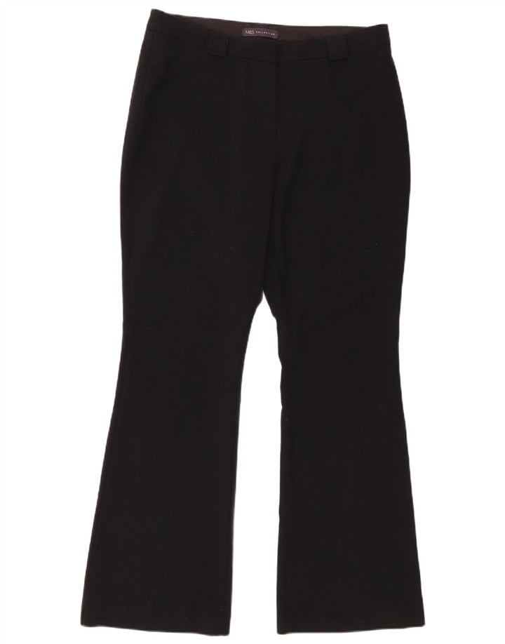Marks & Spencer γυναικείο μποτάκι παντελόνι UK 12 Medium W32 L30 μαύρο