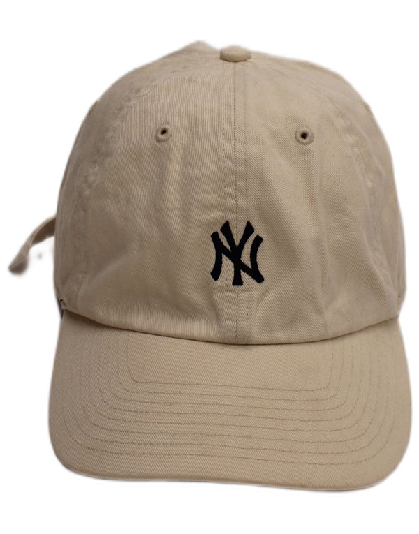 '47 Brand Mens New York Yankees Baseball Cap One Size Off White Cotton