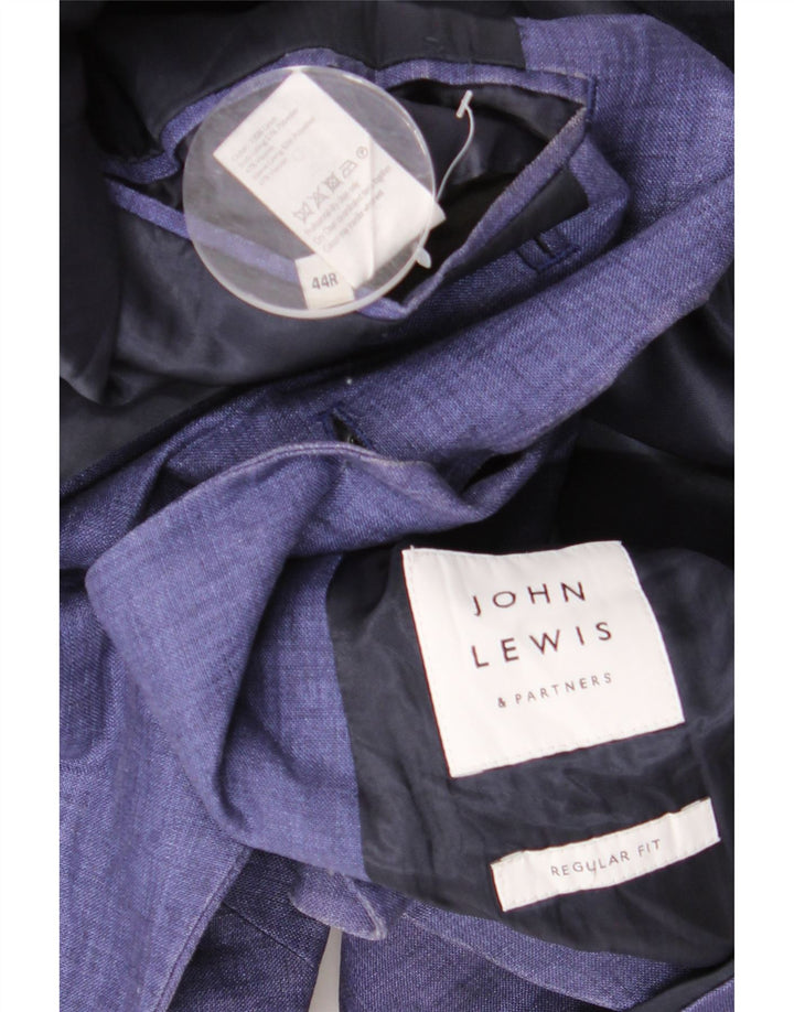 John Lewis Ανδρικό μπουφάν μπλέιζερ με κανονική εφαρμογή 2 κουμπιών UK 44 2XL Navy Blue