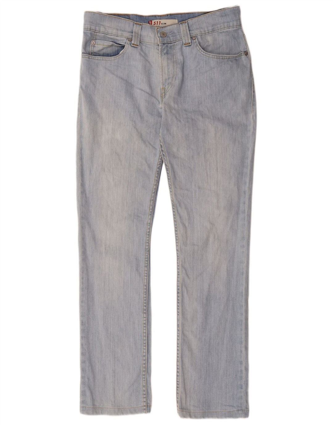 Levi's Womens 511 Slim Jeans W34 L34 Blue Cotton