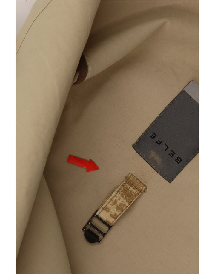 Ανδρικό παλτό Belfe UK 42 XL Beige Cotton