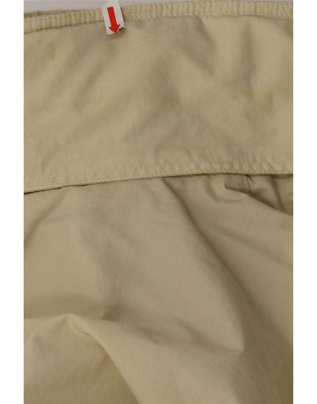Slam Mens Hooded Bomber Jacket UK 44 2XL Off White Nylon
