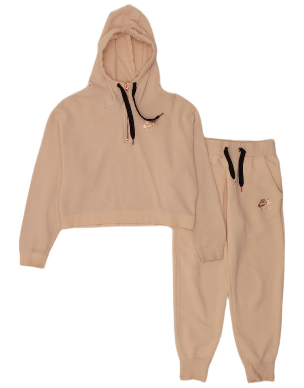 Nike Womens Hooded Relaxed Fit Full Tracksuit UK 10 Small Pink Sports