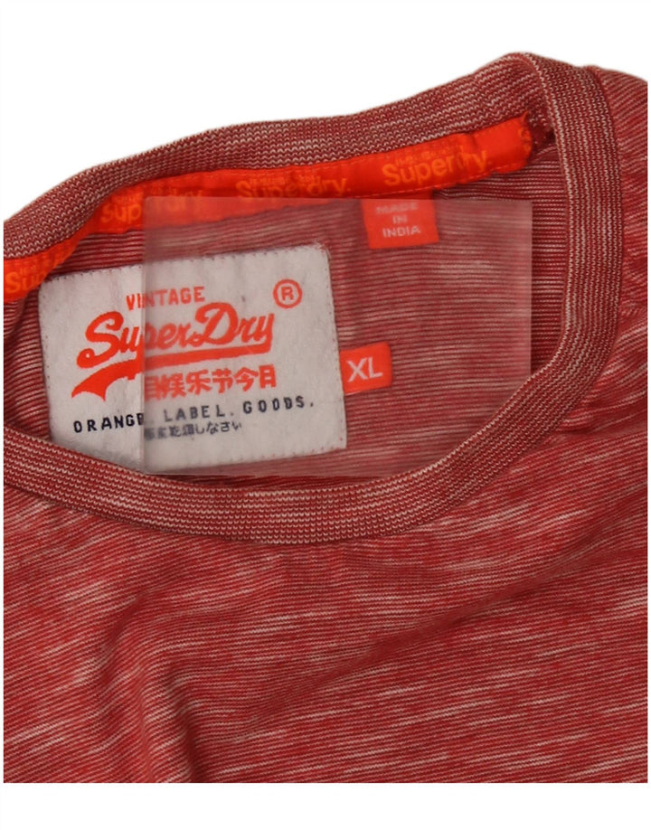 Ανδρικό T-Shirt Superdry Top XL Red Flecked
