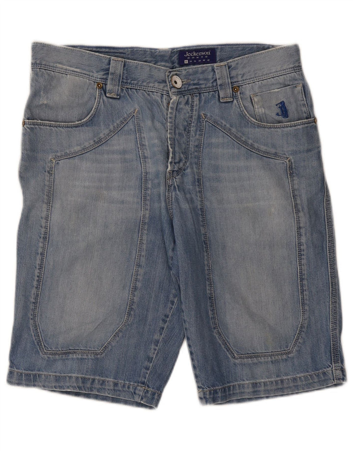 Ανδρικό τζιν σορτς Jeckerson W33 Medium Blue