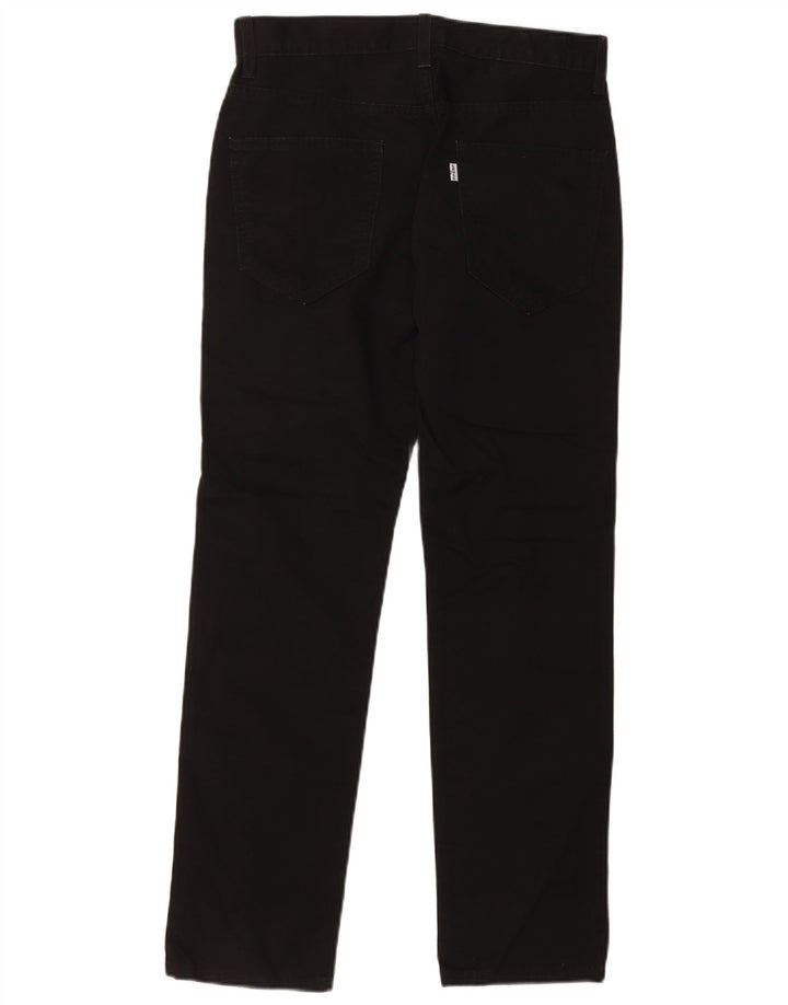 Ανδρικό παντελόνι Chino Levi's Slim W29 L30 μαύρο βαμβακερό