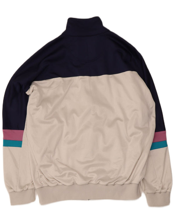 Ανδρική φόρμα γυμναστικής γραφικής Asics Top Jacket IT 54 XL Navy Blue Colorblock