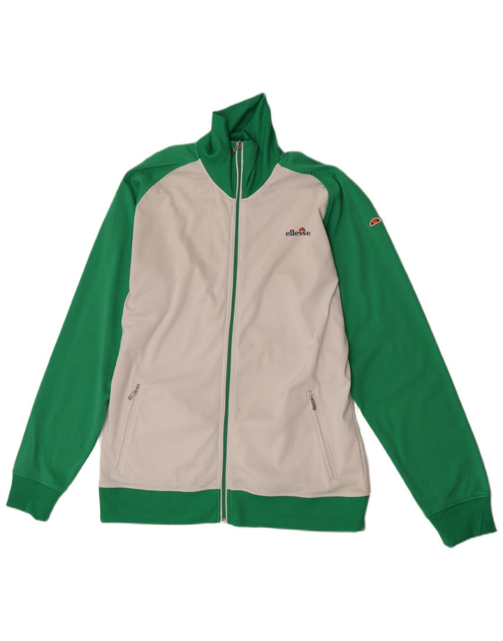 Ellesse γυναικεία αθλητική φόρμα Top Jacket UK 20 2XL White Colourblock Polyester