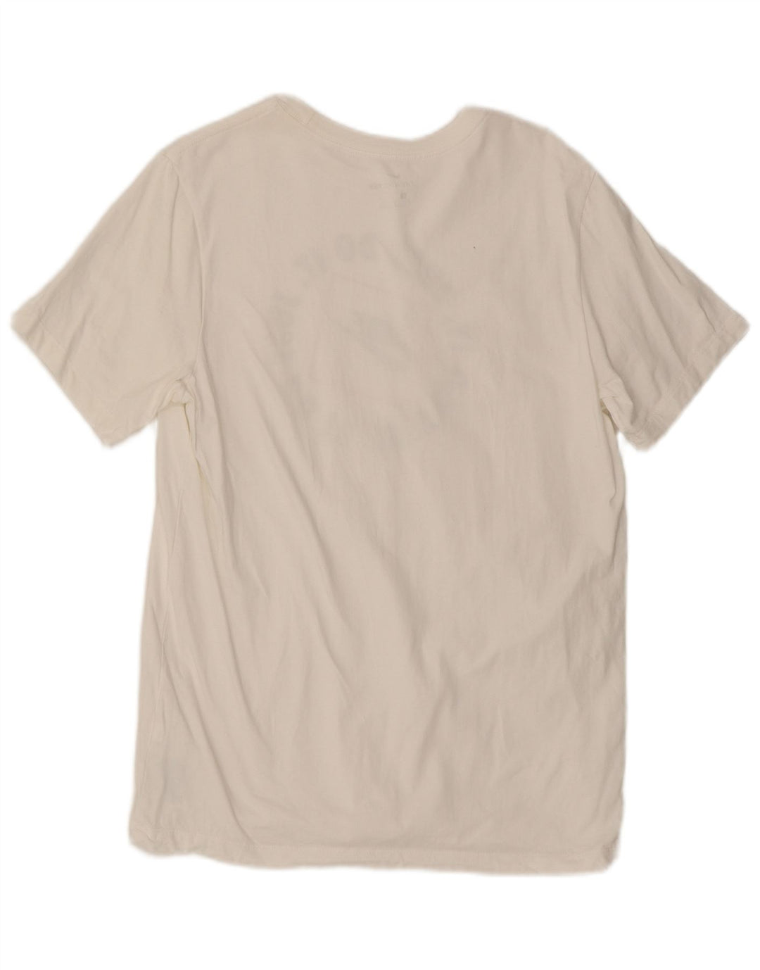 NIKE Mens Graphic T-Shirt Top Large White Cotton