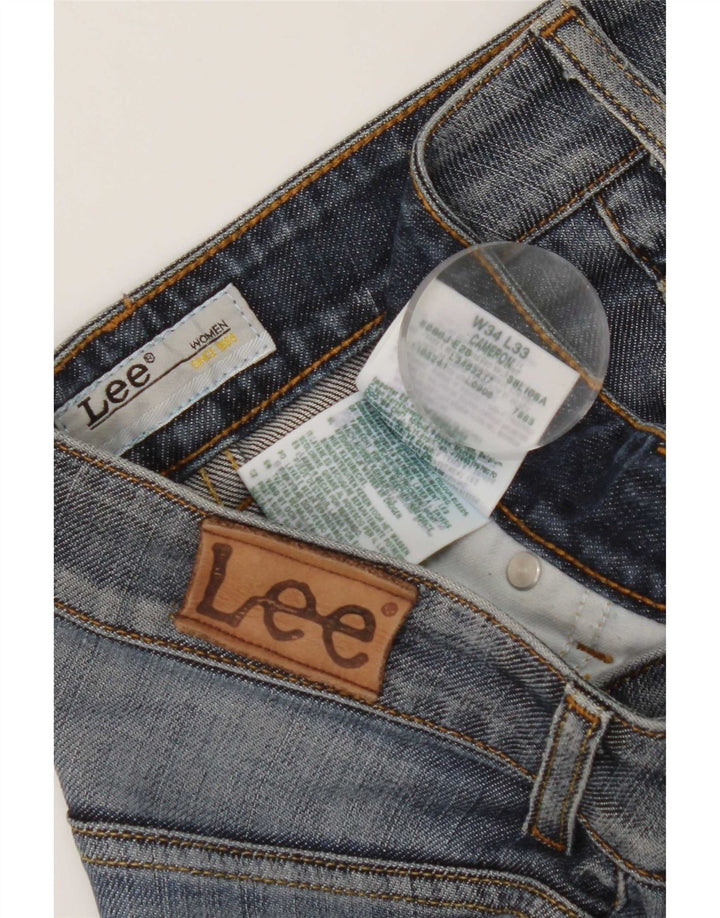 Lee Womens Cameron Bootcut Jeans W34 L28 Μπλε βαμβακερό