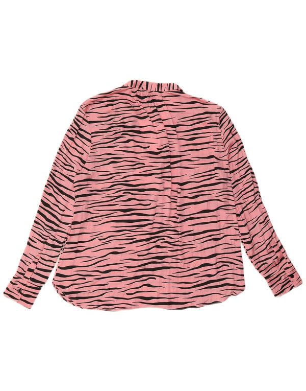 Γυναικεία μπλούζα French Connection Top UK 12 Medium Pink Animal Print