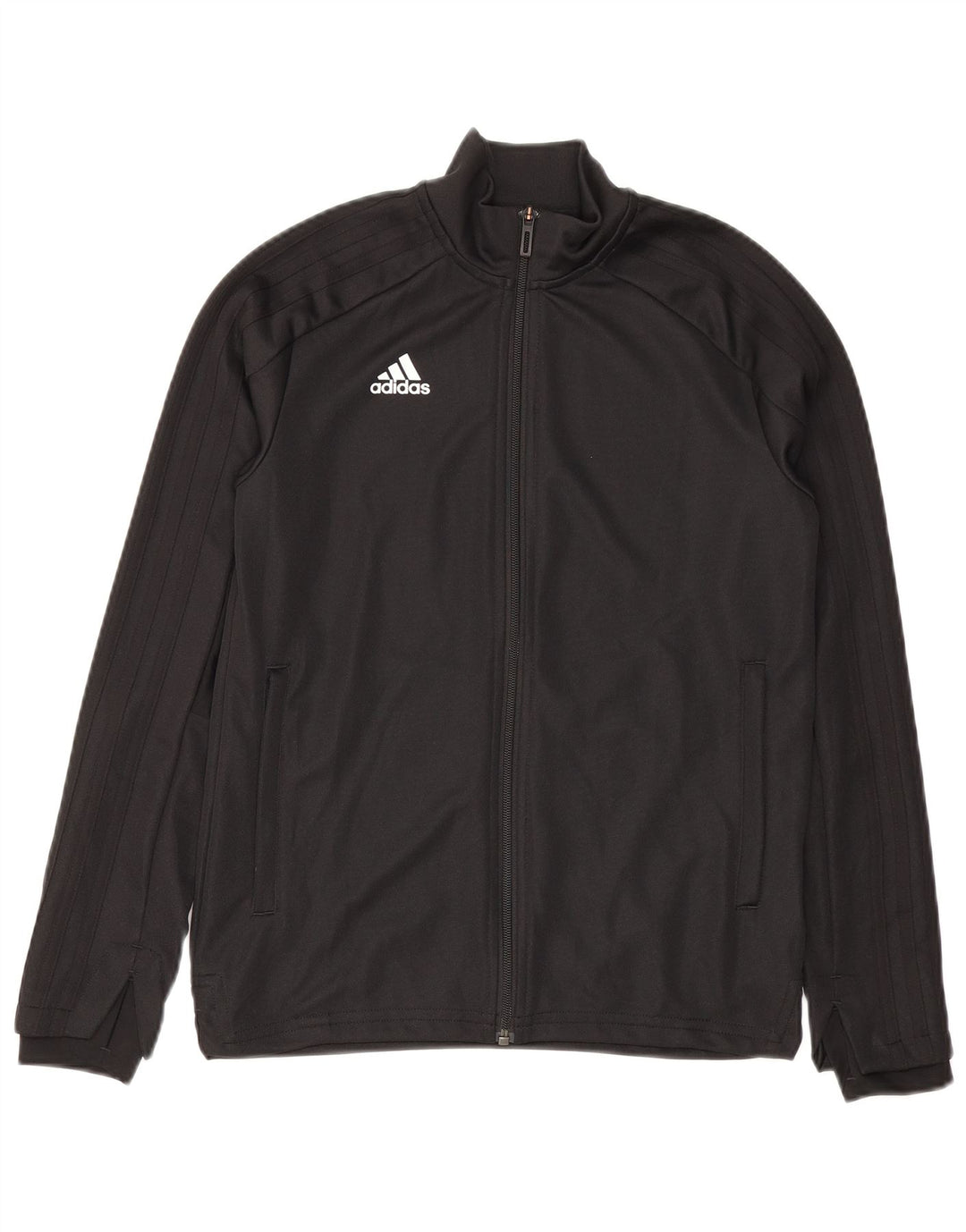 Κορίτσια αθλητική φόρμα Adidas Top Jacket 11-12 ετών Μαύρο Πολυεστέρα