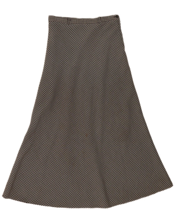 Vintage Γυναικεία Midi Φούστα EU 40 Medium W30 Black Gingham
