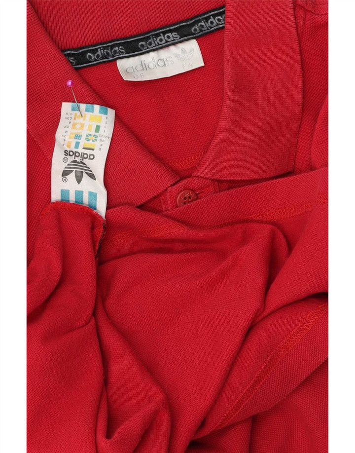 Ανδρικό πουκάμισο πόλο Adidas UK 40/42 Μεσαίο κόκκινο