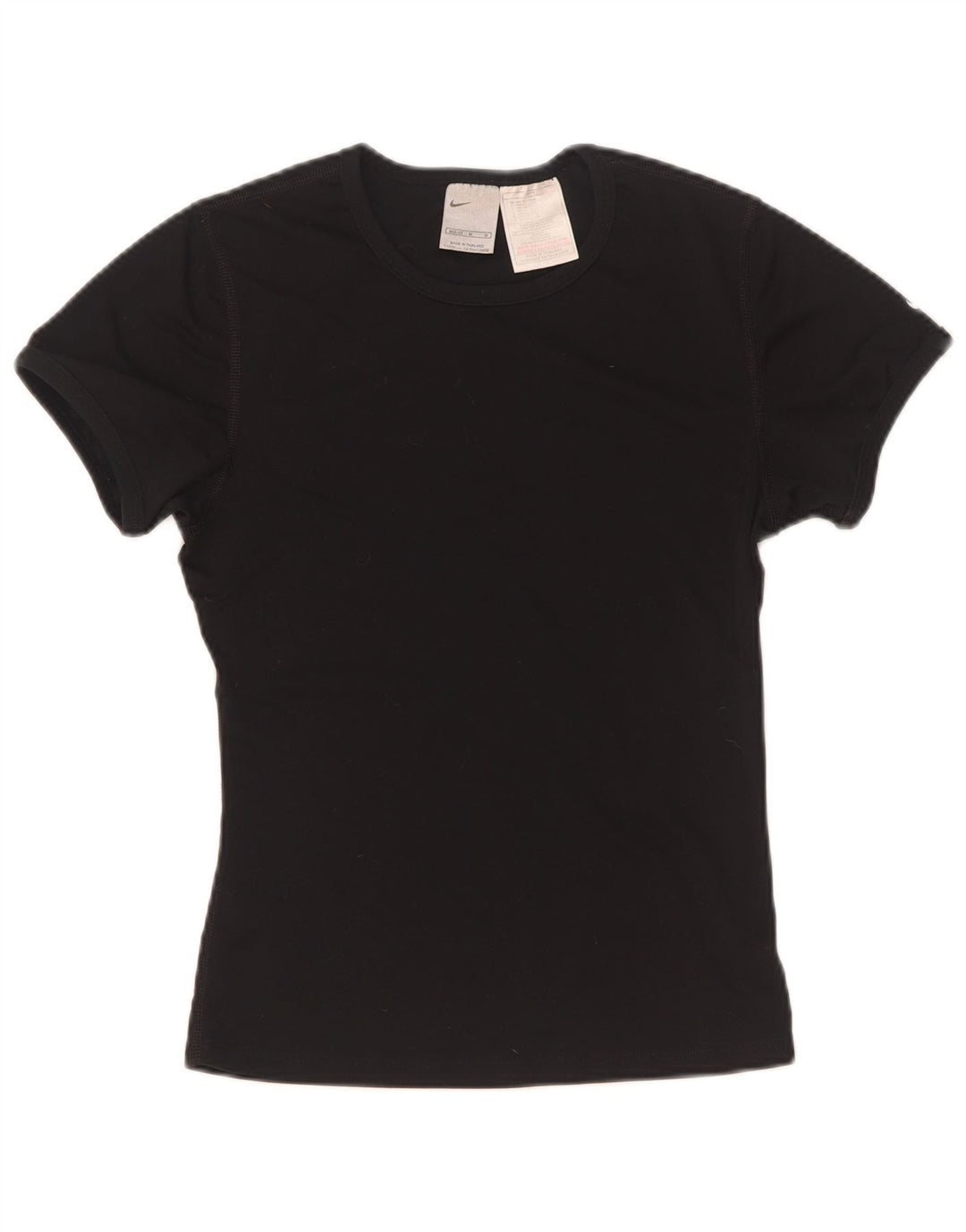 Γυναικείο T-Shirt Nike Top US 8/10 μεσαίο μαύρο πολυεστέρα