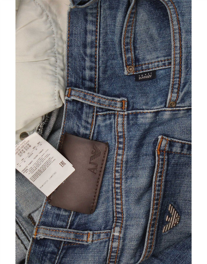Armani Ανδρικό τζιν ίσιο W36 L32 Μπλε βαμβακερό