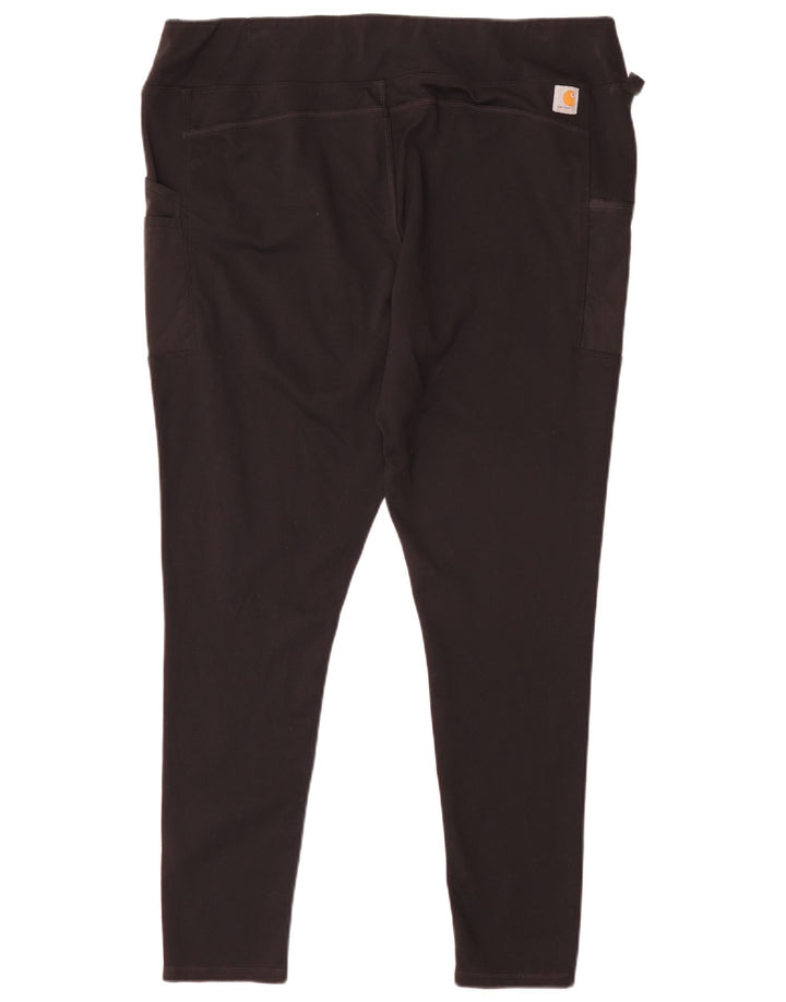 Carhartt Γυναικεία Εφαρμοσμένα Κολάν UK 20 2XL Μαύρο