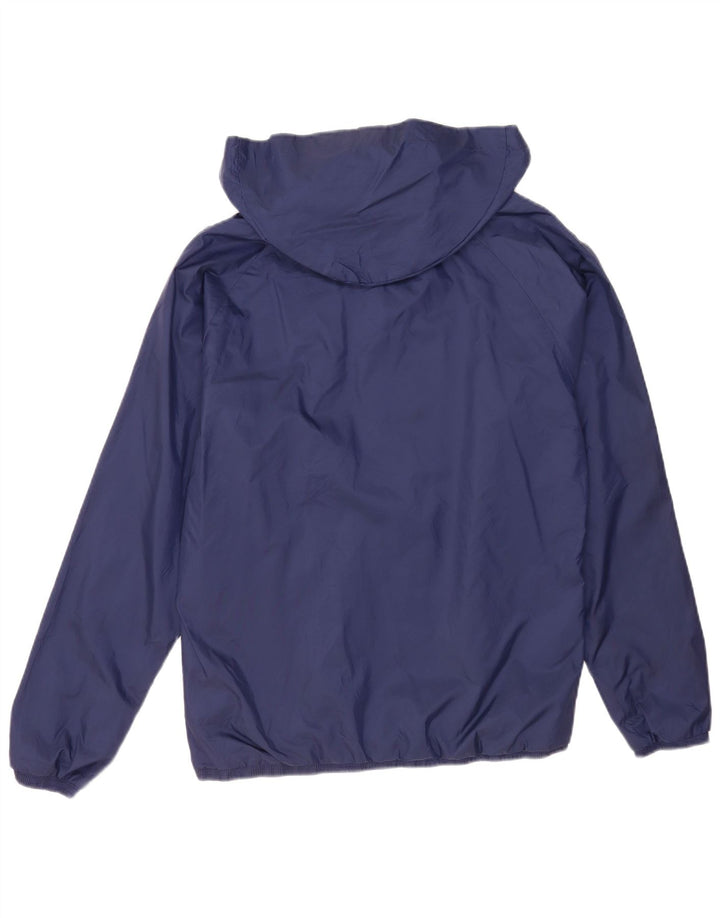 Puma Ανδρικό μπουφάν βροχής με κουκούλα UK 38 Medium Navy Blue Colorblock Nylon