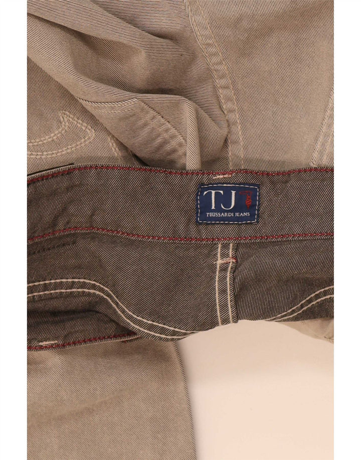 Ανδρικό τζιν Trussardi ίσιο W31 L33 Γκρι βαμβακερό