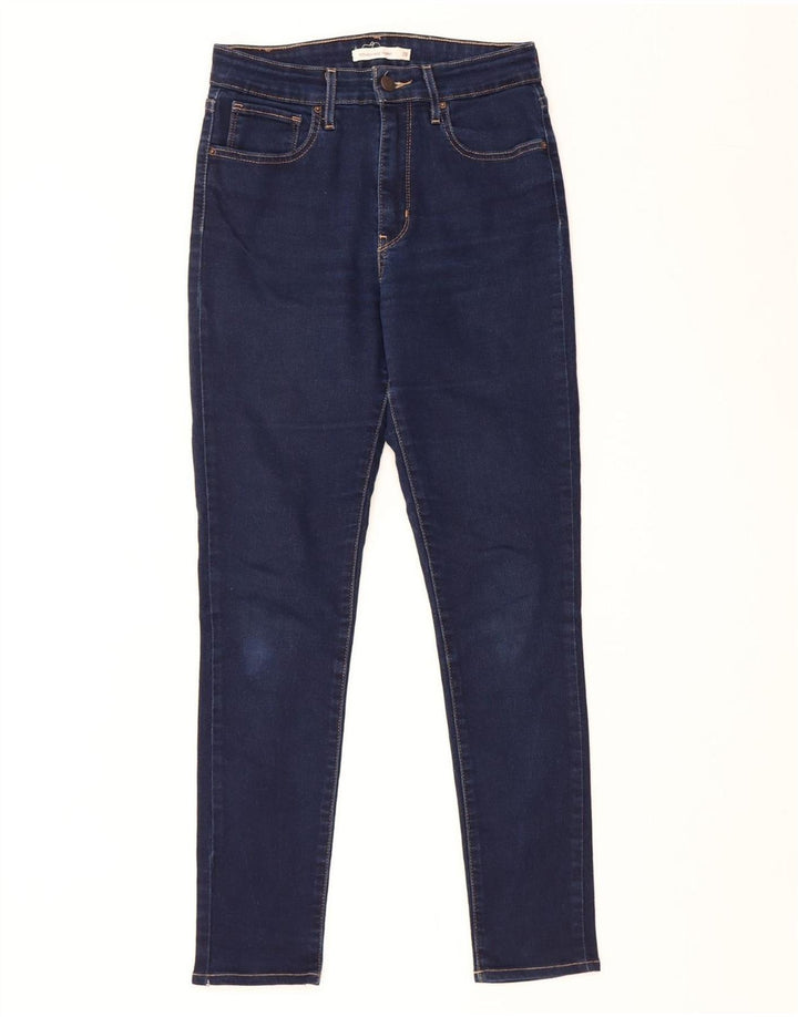LEVI'S Γυναικείο 721 ψηλό ψηλό στενό τζιν W28 L30 Navy Blue Cotton