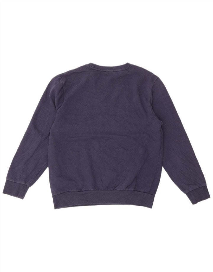 True Religion Ανδρικό γραφικό φούτερ Jumper Medium Navy Blue Cotton